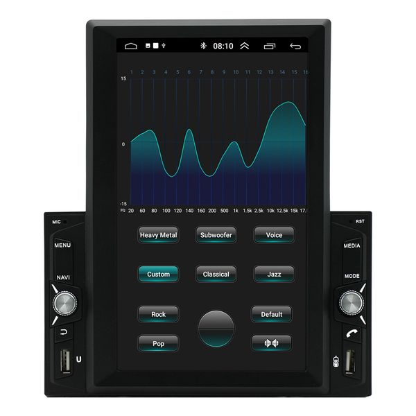 

car dvd multimedia player universal 8 inch new radio mp5 player vertical screen bluetooth android gps reverse imagenavigation