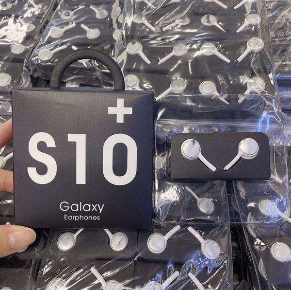 

1:1 original s10 in-ear headphones with remote mic 3.5mm jack headphone for samsung akg with packaging