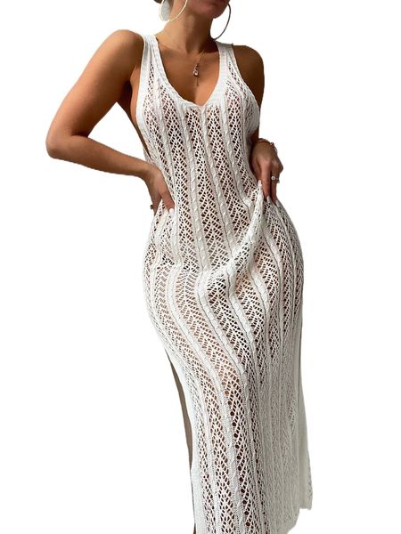 

plain hollow out cover up a5lh#, White;black