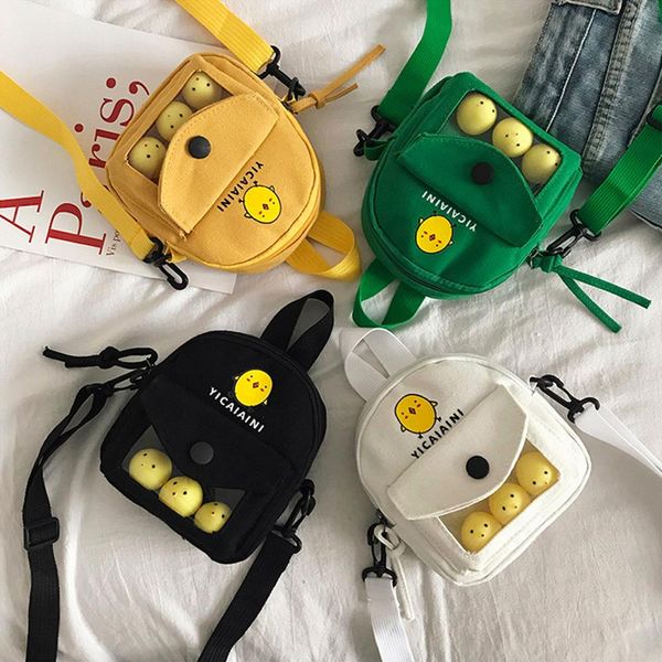 

simple women cute square canvas handbags fashion leisure mini messenger bag japan style female chicken solid shoulder bags