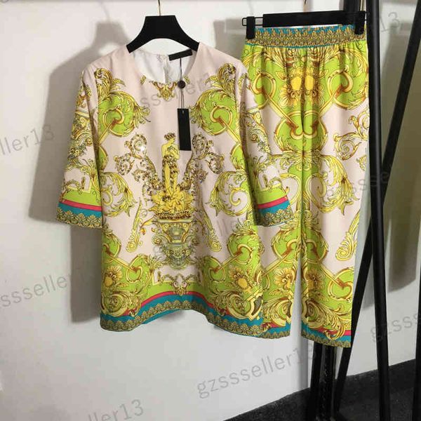 

womens two piece pants vsc designer suit logo print loose casual trousers sets size s-xl, White