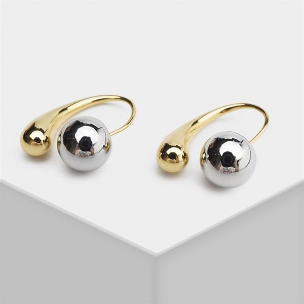 

amorita boutique trendy designer gloubule daily joker pearl stud earrings 220524, Golden;silver