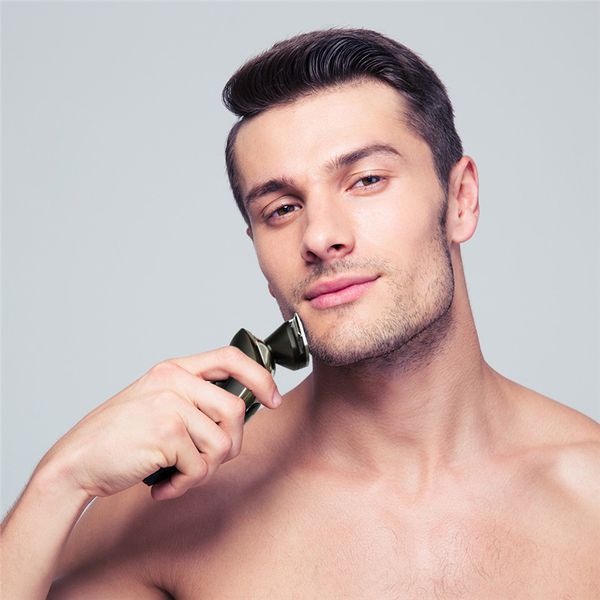 

3in1 grooming kit wet dry electric shaver for men beard trimmer rechargeable electric razor facial pro shaving machine washable