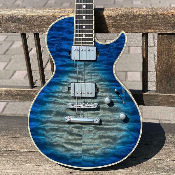 

sugi sh485 em/a-maho /see through blue #ggcsm electric guitar