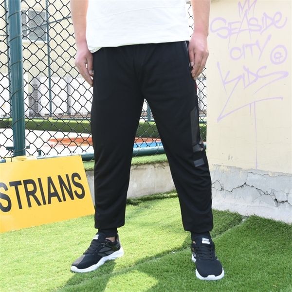 

fashion men pants super loose harem joggers pants 2020 new male trousers mens splice elastic pants big size 8xl casual sweatpant t200422, Black