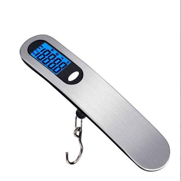 

weight digital hanging scale balance household scales luggage belt stainless steel hook up choose kitchen 50kg 10g lcd display