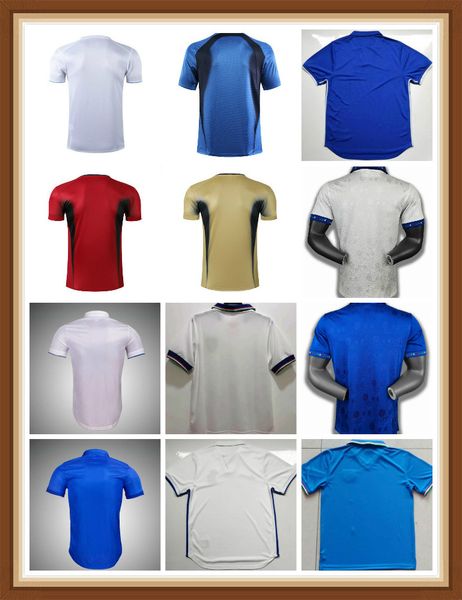 

1998 retro baggio maldini soccer jersey football 1990 1996 1982 rossi schillaci totti del piero 2006 pirlo inzaghi buffon cannavaro, Black;yellow