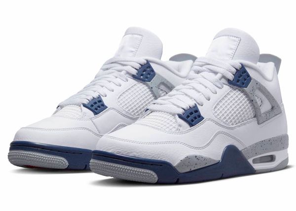 

shoes outdoor shoes&sandals 4 midnight navy shoes 4s outdoor blue white light smoke grey fire red sports sneakers dh6927-140, White;red