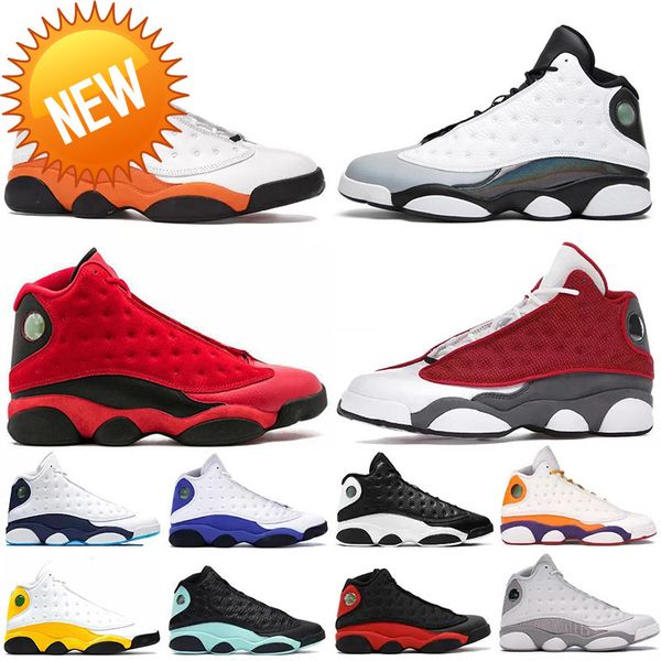 

boots basketball arrival 13 men shoes court 13s purple bred lucky green f, Black