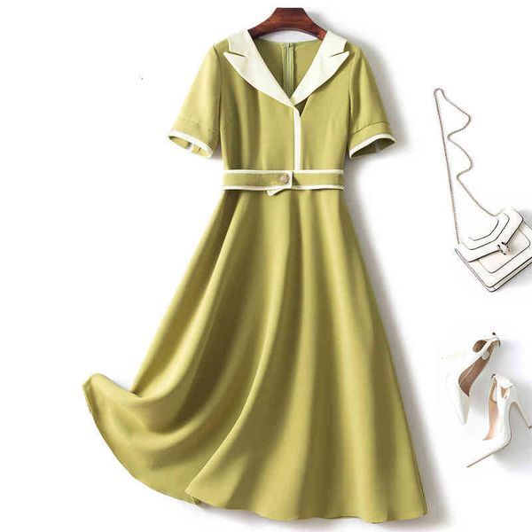 

casual dresses shopping mall foreign trade export big brand surplus single cut label european and american discount summer high waist splici, Black;gray