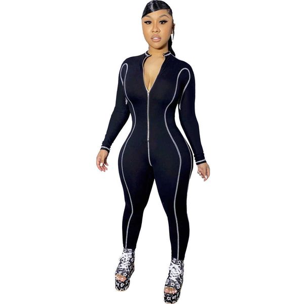 

jr3644 women's wear clings to all curve jumpers, Black;white