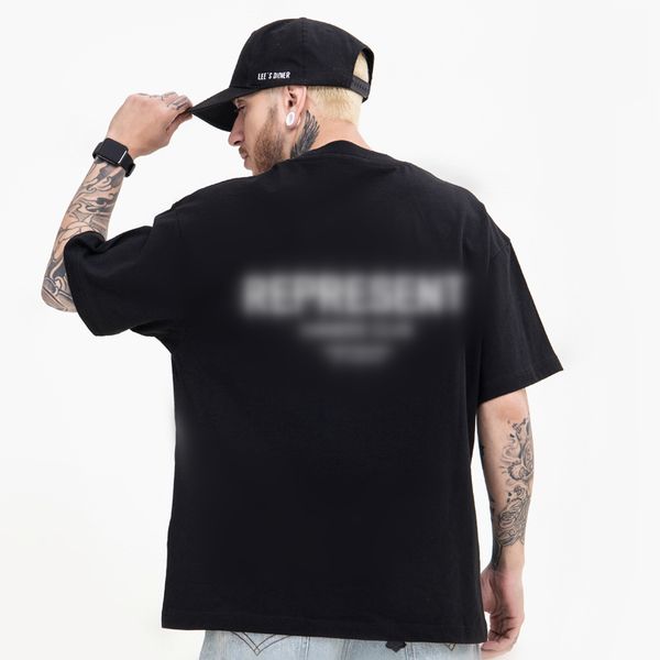 

2022 summer high street loose t-shirt for mens letter printed oversize short sleeve casual tss tshirt e568, White;black