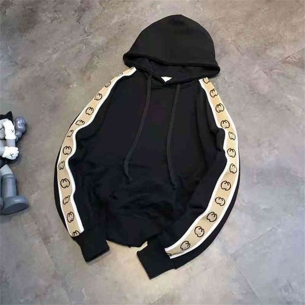 

chao brand 3m reflective webbing hooded loose sleeve head pocket sweater for men and women 85% off factory clearance, Black