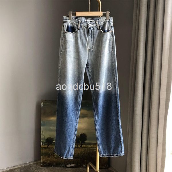 

women's jeans nanyou quality jeans women's early spring urban leisure washing gradient blue pants european fashion