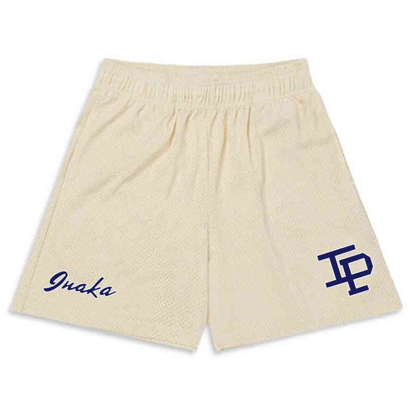 

fashion men's inaka power shorts women summer eric emmanuel mesh breathable classic ip basic sports pants designer gym ee beach loose s, White;black