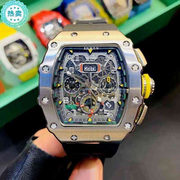 

watches wristwatch designer luxury mens mechanics watch richa milles wristwatch men's fully automatic mechanical imported movement wine, Slivery;golden