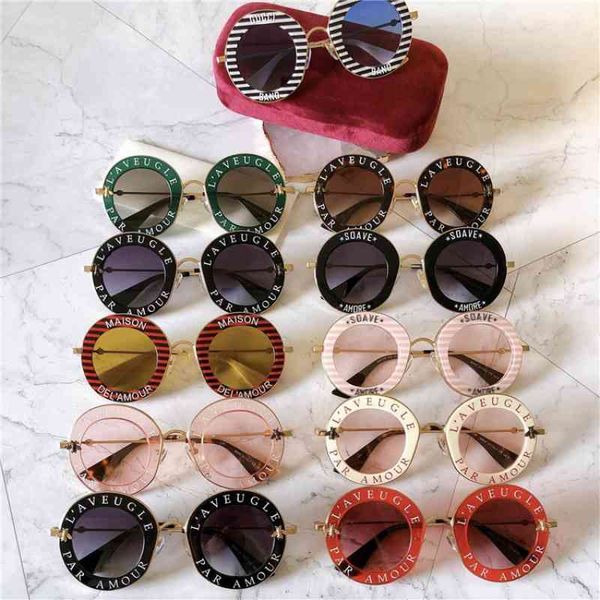 

g family ni same personality letter frame little bee gg0113s2022 brand fashion design trendy sunglasses factory direct sales, White;black