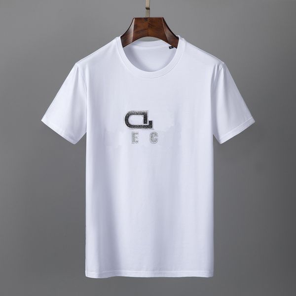 

mens luxury designer t shirt womens casual street breathable short sleeve 100% cotton tee 22ss, White;black