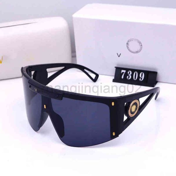 

designer versage sunglasses cycle luxurious fashion woman mens european and american new high value womens street sunglasses travel cycling, White;black