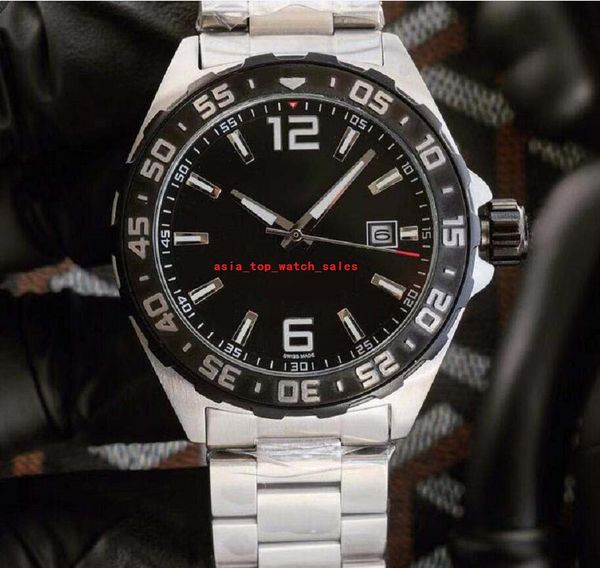 

super classic 6 style men wristwatches 41mm ceramic bezel 2813 movement auto date refined steel strap mechanical automatic f1 men's wat, Slivery;brown