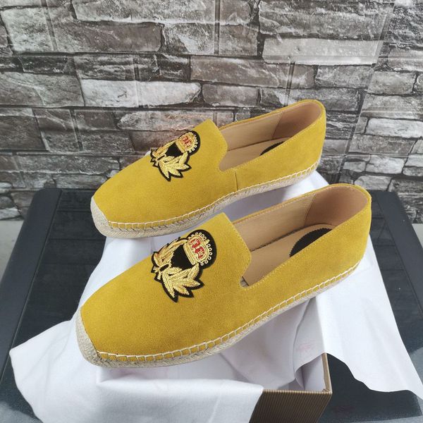 

men's casual shoe loafer shoes platform flats red sole sneaker nanou orlato flat multi silk hemp rope bottoms slip on with box, Black