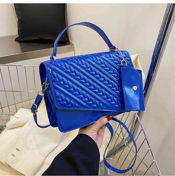 

designer handbags exotic candy color bag women's 2022 new korean version texture wrinkled single shoulder messenger mother small square