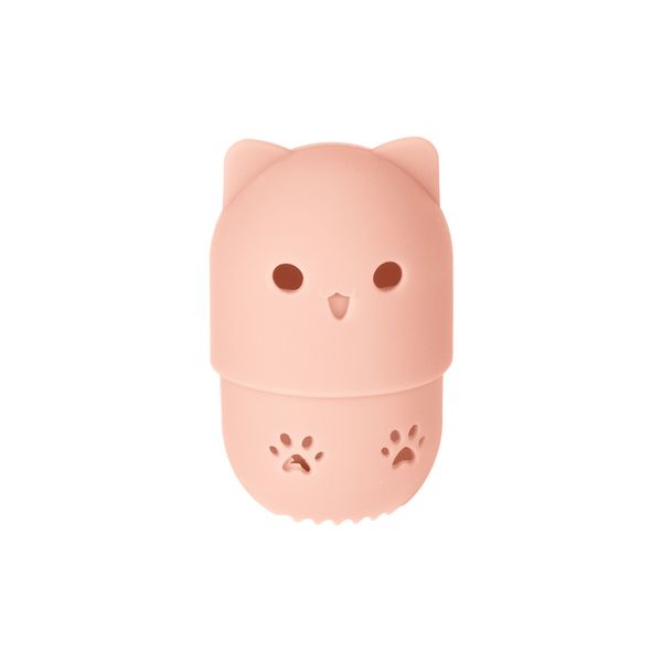 

pink makeup egg silicone storage eggshell 1pc