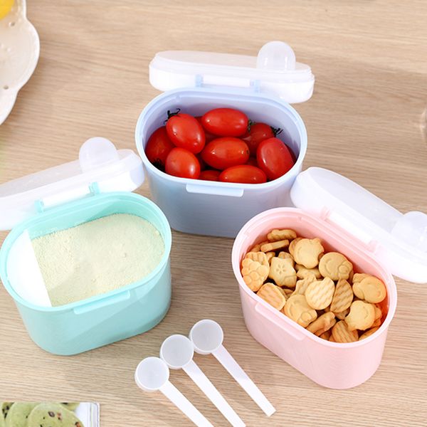 

portable baby foods storage box essential cereal infant milk powder toddler kids snacks container milks powders boxs infants feeding bowl fo