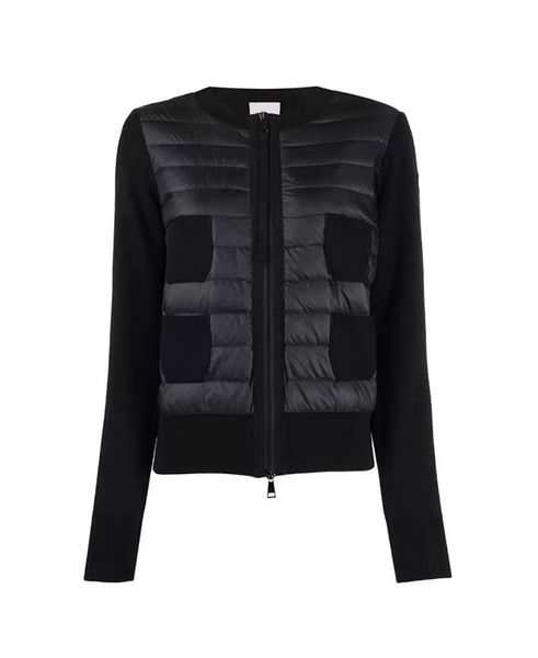 

4 pockets knit womens down jacket plus size fashion hombre coat casual street brand jackets size s--l, Black