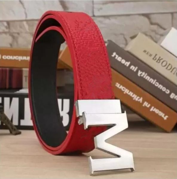 

2023 m luxury designer belt g buckle fashion genuine leather women belts for men letter double big gold classicalaaaaa, Black;brown