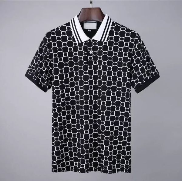 

2022summer mens stylist tshirt polo shirts italy men clothes short sleeve fashion casual mens t-shirt size m-3xl, White;black