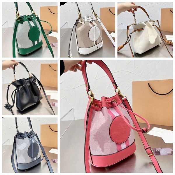 

mini dempsey bucket bag luxury designer crossbody shoulder bags handbag women's fashion leather handbags handbag r5lx#