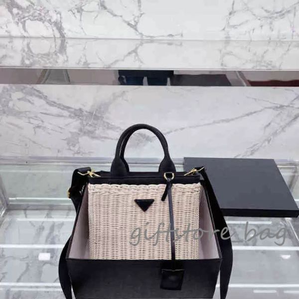 

giftstore bag straw shoulder bags ladies luxury handbags rattan grass cross fashion women beach travel basket brand designer