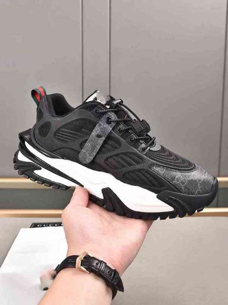 

gu men violent high-end running shoes avant-garde versatile fashion trend leisure outdoor 2022 new 1-to-1 copy t220810, Black