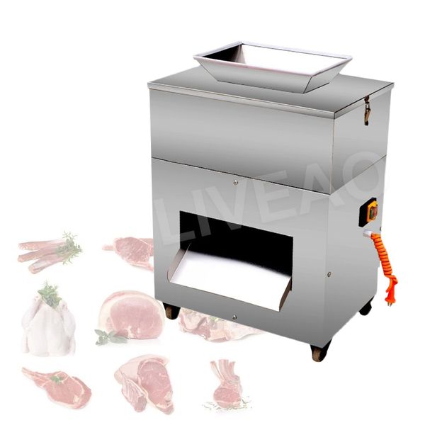 Cubi automatici della taglierina della tagliatrice della carne di pollo del pesce della cucina Macchine commerciali per la produzione di prodotti a base di carne di manzo