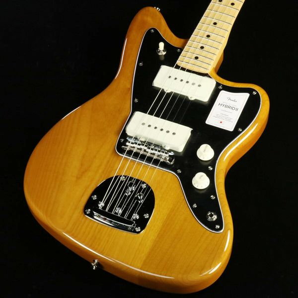 

hybrid ii jazzmaster maple vintage natural electric guitar