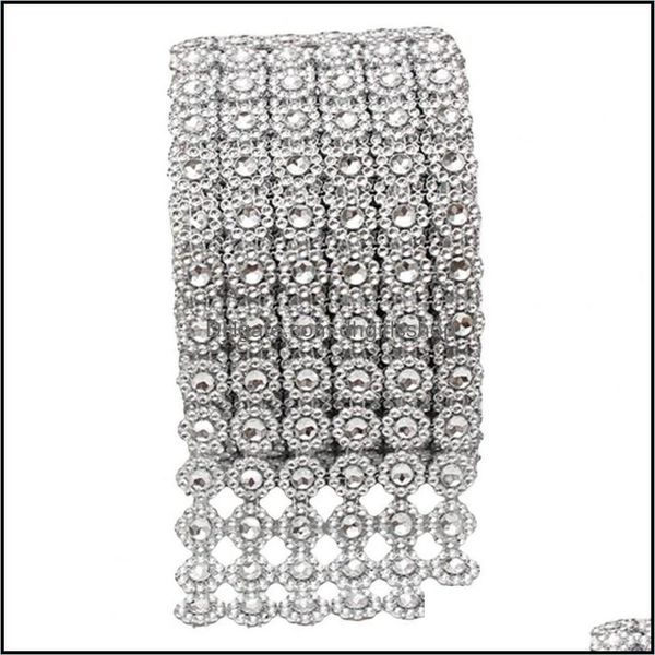 

chains necklaces pendants jewelry decorative sparkling clothes hat rhinestone strips roll household supplieschains drop deliv dhhvp, Silver