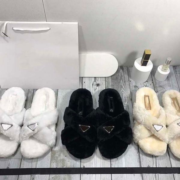 

women designer shoes ladies sandals slippers boots slippers winter plush suitable for ls family gatherings and other places, Black
