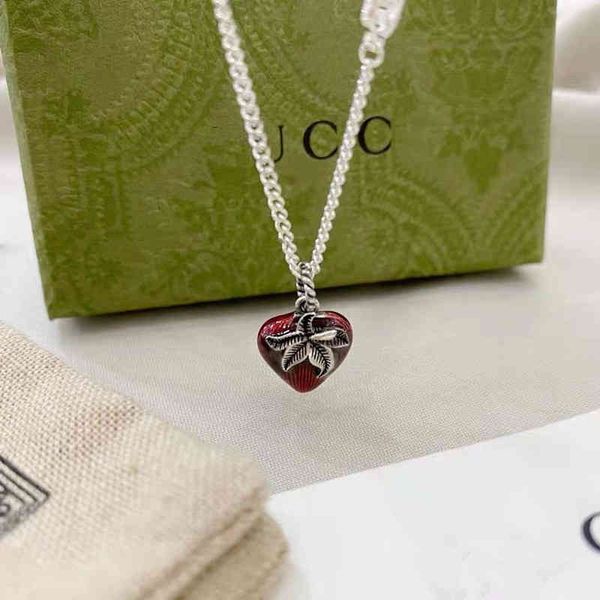 

s925 silver three dimensional strawberry pendant fashion necklace exclusive design jewel exclusive sale_japa