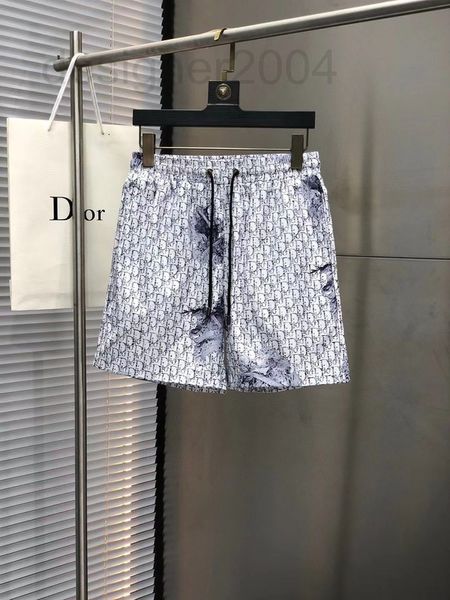

men's shorts designer summer tide brand men's beach pants letter woven fast drying trend leisure jogging swimming shorts thin fme8, White;black