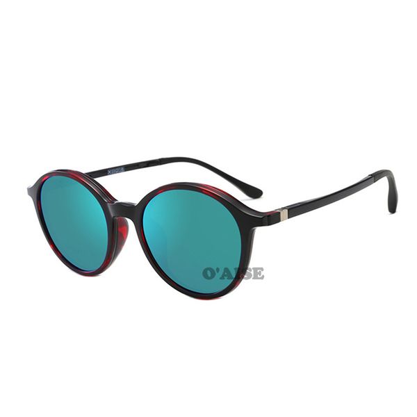

clip-on round sunglasses snap-on leisure eyewear hyj23