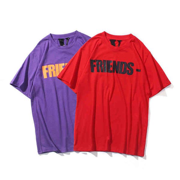 

designer men's t-shirts oversize short sleeve t-shirt queen yibo same vlonesssss big v men's summer loose trend friend large, White;black