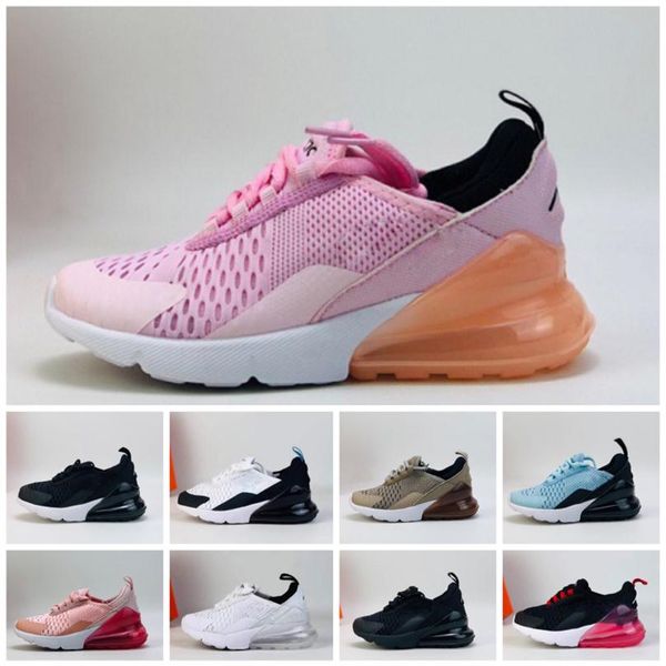 

2019 kids athletic shoes children 27s basketball shoes wolf grey toddler 27 sport sneakers for boy girl toddler chaussures pour en2528, Black