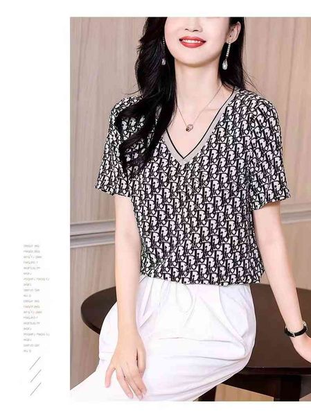 

printed linggang flavor mulberry silk high-end short coat small shirt, White