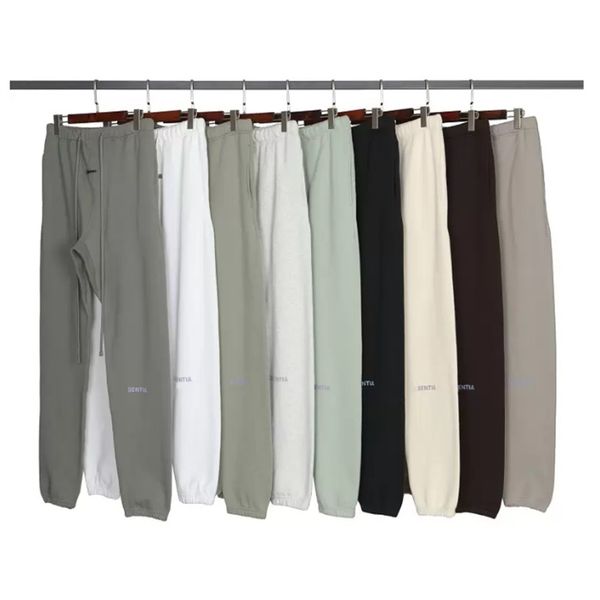 

autumn winter usa 3m reflective pants trousers casual matcha green coffee brown drawstring sweatpants men women jogger q06204, Black;brown
