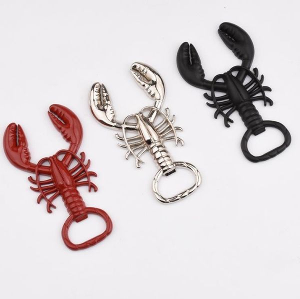 Creative Lobster Bottle abridor de metal -chave Festival de cerveja Small Gifts 3 Color SN4562