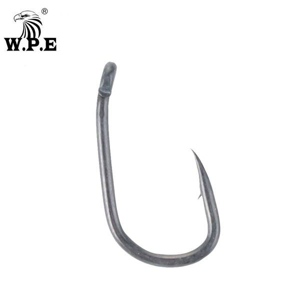 

w p e brand 30pcs lot coated high carbon steel hook 4# 6# 8# 10# barbed fishhooks carp fishing tackle from japan2981