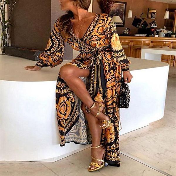 

new style fashion elegant women boat neck glitter deep v neck print party dress formal long dress clubwear2807, White;black