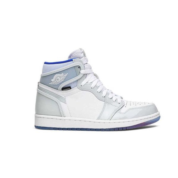 

1 high zoom racer blue basketball shoes 1s sneakers ck6637 104 version ljr
