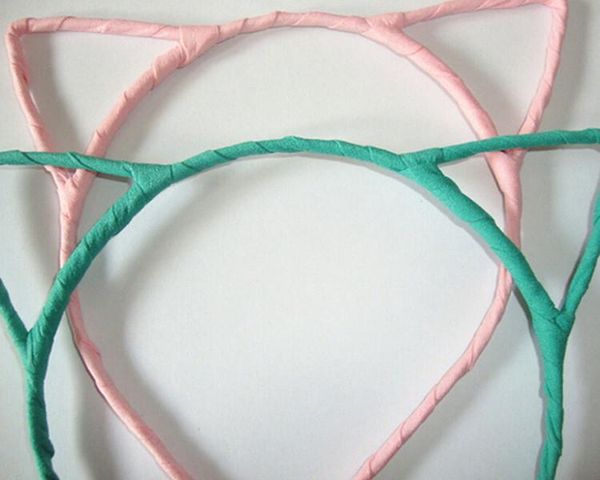 

fashion women girls cute lovely cat ears simple headband hair head band gift ys222, Silver